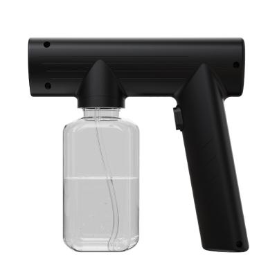 China Blue Light Handheld Rechargeable Cordless Sprayer Garden Alcohol Spray Hand Washing Machine Disinfection Atomizer Gun for sale