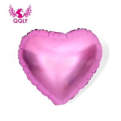 China New design party 2019 party 10 inch heart balloon foil birthday decoration metallic color for sale