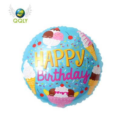 China Gift Toy Gift Toy Wholesale 18 Inch Ball Happy Birthday Mylar Series Foil Foil Balloon For Birthday Celebration Party Decoration globos for sale