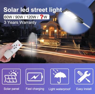 China Wholesale 300 watt led street lighting ip65 road lamp outdoor solar sloar powered for sale