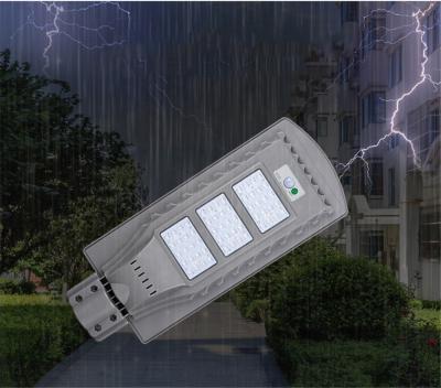 China Outdoor Waterproof IP65 Solar Garden Street Light with Remote Wall Mount Area Lighting Dusk to Dawn PIR Motion Sensor Night Lights for sale