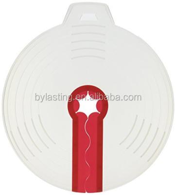 China Sustainable Cooking Tool Mixer Plastic Splash Guard Bowl Lids With Screen Cover for sale