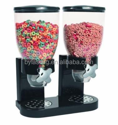 China Viable Dry Food Dispenser Cereal Pet Kitchen Organizer Food Container Candy Dispenser for sale