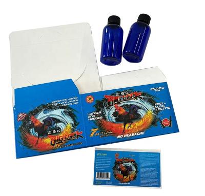 China Recyclable Wholesale Blue Rhino 69 Liquid Sprout Bottles Label Stickers Drink Kraft Paper Box for sale