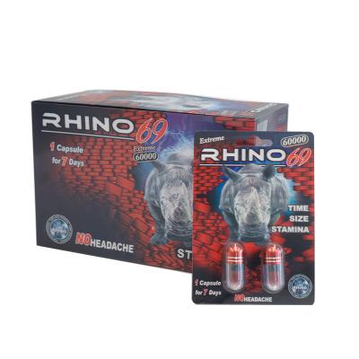 China Recyclable Super Panther Rhino / Jaguar Male Enhancement Pill Packaging 3D Card for sale