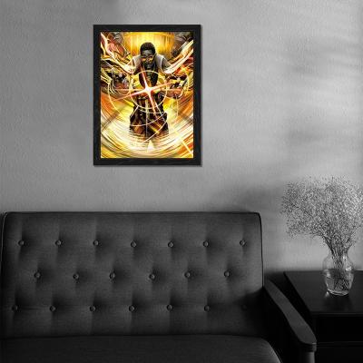 China Worldwide Holographic Lenticular Wall Art Motion Movie Flip Posters Anime 3D Poster Demon Slayer Anime 3D Posters for sale