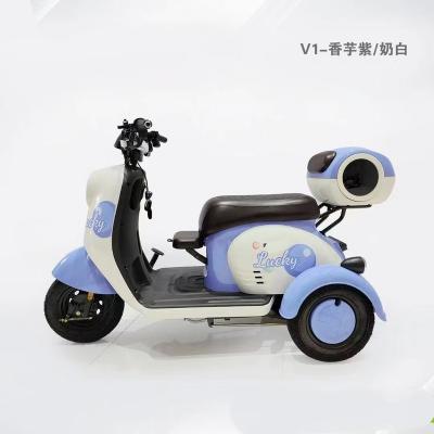 China Aluminum alloy electric tricycle equipped with baby chair has high cost performance price for sale