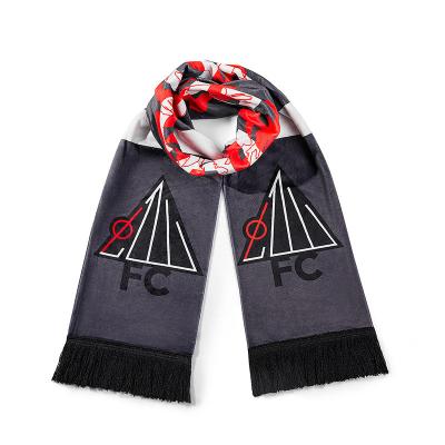 China Top Selling High Quality Manufacture Soccer Fan Double Side Scarf Printing for sale