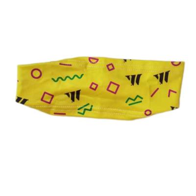 China Wholesale Hair Tie Sports Headband Manufacture Printed Colorful Sweat-absorbency Headband for sale