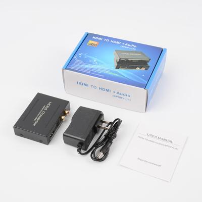 China Cheap SPDIF RL 1080P Output Factory OEM HDM-I To HDM-I 5.1 7.1 Full HD EDID Audio Setting Audio Extractor for sale