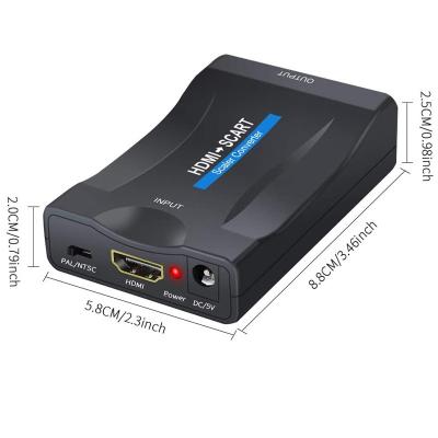 China Manufacturers Supply Hd To Scart Converter 1080P HD Video HDTV Converter To Scart Hd To Scart Converter 1080P for sale