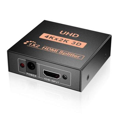 China HD Splitter1 in 2 Full HD 1080P 3D HD 4Kx2K Adapter HY-HD 1 input 2 (4k) for sale