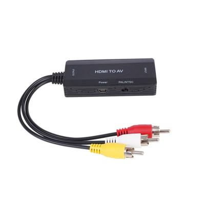 China 1080P 60hz RCA AV to Composite HD Converter Audio and Video (CVBS) to HD Converter Other Home Audio and Video Equipment HY-HD AU AV with Cable for sale