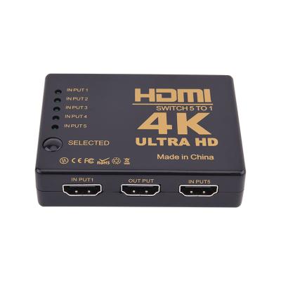 China Wholesale 5 in 1 with hd remote control infrared changer 5 in 1 hdm-i high definition video changer five each one 4k for sale