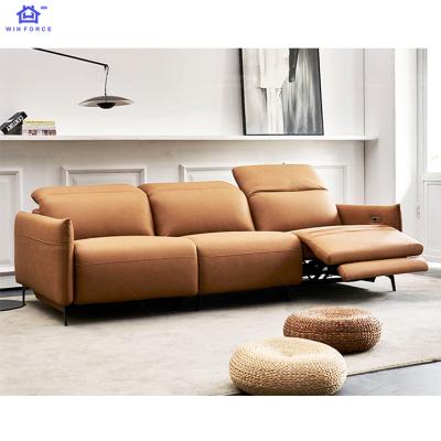 China Designer Sofa Living Room Furniture Leather Sofa Set Function Electric Recliner Foldable Sofa for sale