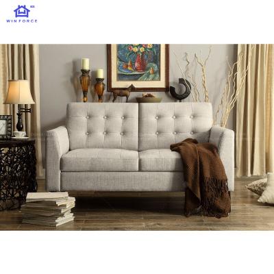 China Furniture Design 3 Seater Sofa Set Office Linen Fabric Extendable Sofa Living Room Set Modern Sofa for sale