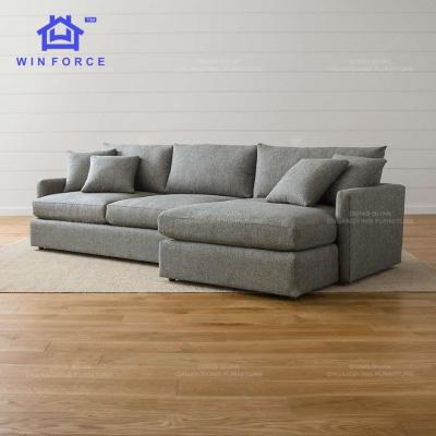 China Modular Simple Fashion Modern Velvet Sofa Home Furniture L Shape Sofa For Living Room for sale