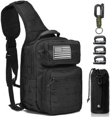 China With USB FREE SAMPLE Sling Tactical Backpack, Shoulder Sling Bag Military Pack, Assault Chain Bag Day Pack for sale