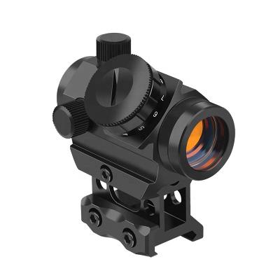 China Aluminum Alloy Dot Sight Optics Sight Riflescope Red 1x22 Tactical Illuminated 11 Red Dot Rail With 11/20mm Burst For Hunting for sale