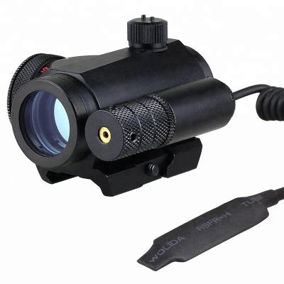 China Black Anodized Aluminum Body GSP0070-RGL--Tactical 1x22 Reflex Dot Scope Red Laser Sight 2 Red Green Switch Picatinny for sale