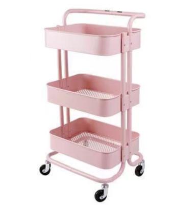 China Modern 3 row trolley with handle Multi-Function Beauty Equipment Ladies Beauty Items for sale