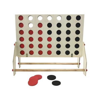 China Giant Yard Games Wood Connect Four 4 In A Row for sale