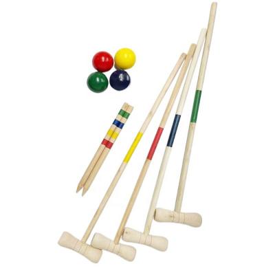 China Outdoor Toys/Chinese Supplier Garden Game Giant Wooden Croquet Garden Games for sale