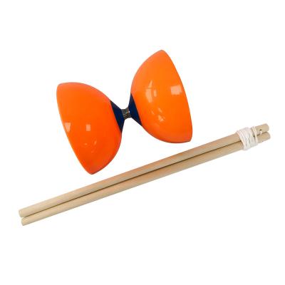 China High Quality Indoor Outdoor Games Playground Game For Kids Wooden Stick Plastic Diabolo for sale