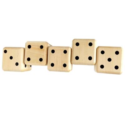 China Hot Sale Wooden Yard Yatzy Dice for sale