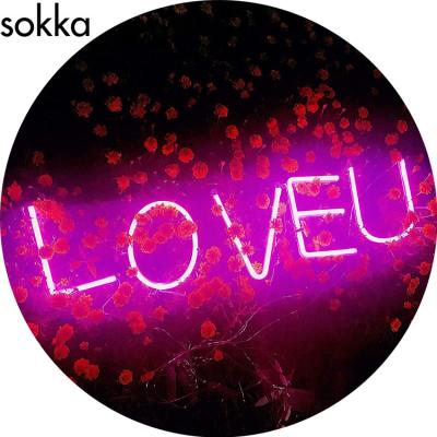 China Hotel LOVE light up love letters LED love lights for wedding Valentine's Day decoration for sale