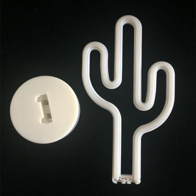 China 2021 hot sale hotel neon light 12v plastic sign for room decoration neon lamp led cactus for sale