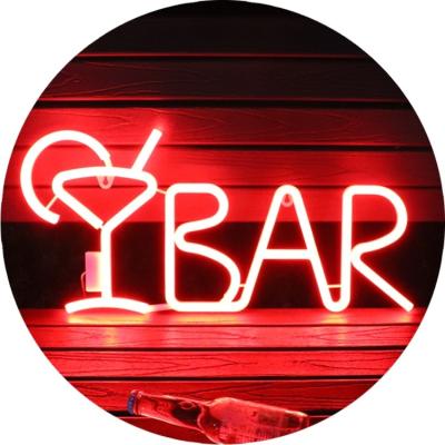 China Hot Neon Wall Deco, Plastic Neon Rope, Large 26x54.8cm, Home Decor Garden Amazon Sale LED Bar Sign Neon Signs For Unique BAR Red Deco for sale