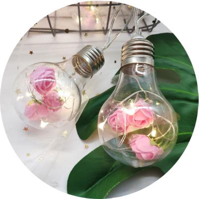 China Bedroom 50 LED Copper Lights 30 Rose Deco Mini 10 Bulb 3*AA Batteries Flower Fairy String Lights For Girls for sale