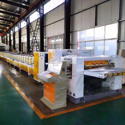 China 4 ply cardboard production line Making Machine/cardboard lamination machine for sale