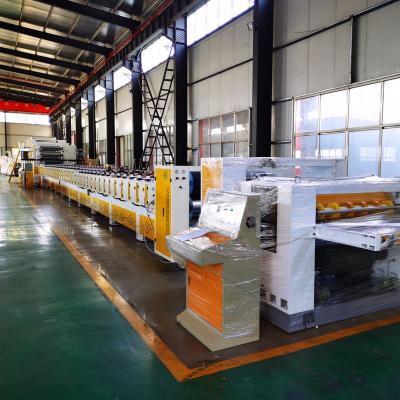 China carton box packaging line 6 layer cardboard packaging machinery line for sale