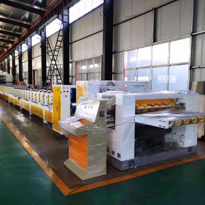 China box cartoning machine 5 ply cardboard making machine line /cardboard lamination machine for sale