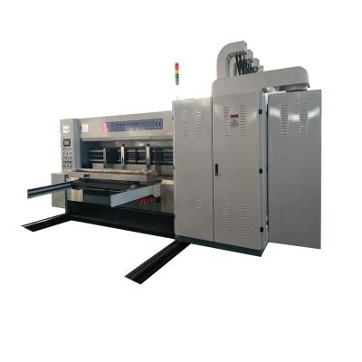 China flexo printing machine and slotting die cutter printer slotter leading edge type for sale