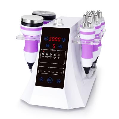 China Weight Loss Three Radio Frequency Handle For Body Shape And Skin Tightening Device 40K Cavitation Vacuum System Weight Loss for sale