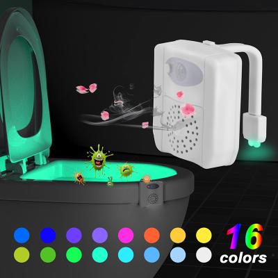 China Modern High Quality Multicolor Motion Triggered Sensor Led Toilet Night Light for sale