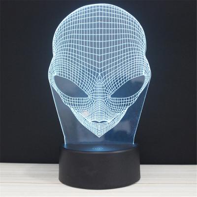 China Decoration And Room Christmas Gifts LED Electric Night Light 3d Illusion Lamps for sale