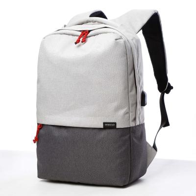 China With USB 15.6 Inch Boy School Bag Low MOQ USB Laptop Backpack for sale