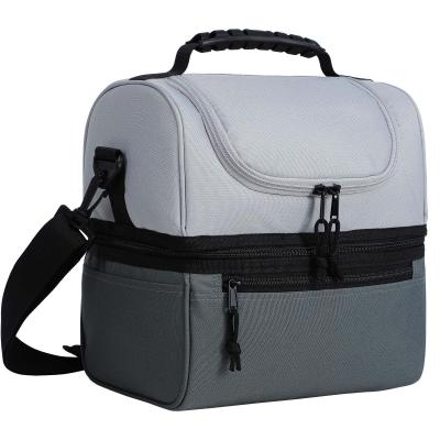 China Waterproof Reusable Thermal Bag For Food For Office Work Picnic Beach Insulated Lunch Bag Cooler Bag for sale