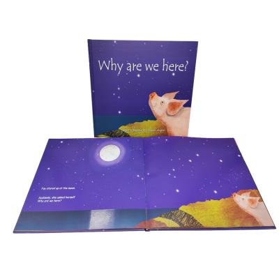 China paper & High Quality Cardboard New Design Cheap Hardcover Book Full Color Custom Printing for sale