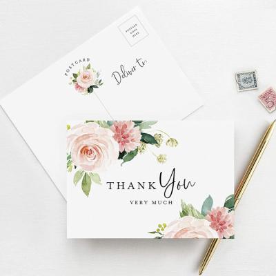 China Europe Customized Colorful Paper Thank You Cards, High Quality Custom Paper Cards, Thank You Cards for sale