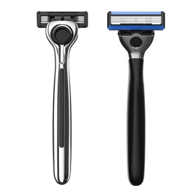 China Six Blade 6 Blade Organic Safety Adjustable Double Edges Shaving Razor Shaving Razor for sale