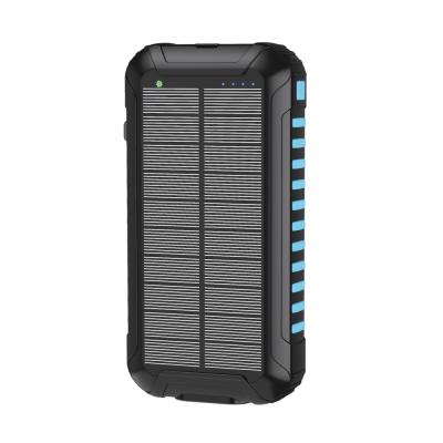 China Hot Sale PD 18W Power Bank 30000mAh 10W Portable Solar Wireless Charger 3 QC3.0 Support 2022 Fast Charging 1 Waterproof Solar Power Bank With Built In for sale