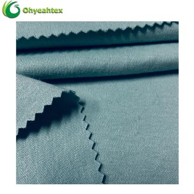 China Wholesale Sustainable Organic Stretch Interlock 70% Cotton 30% Hemp Fabric For Dress for sale