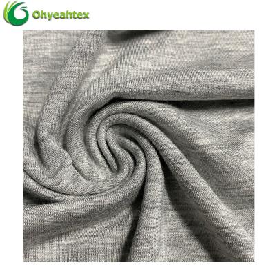 China Anti Bacteria Soft And Stretch Light Bamboo Blend Plain Spandex Tank Top Fabric for sale