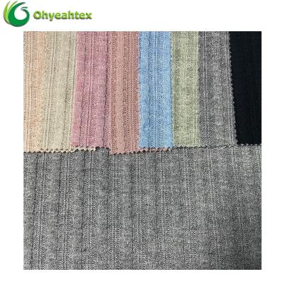 China Hacci Antistatic Poly Rayon Fancy Nylon Knitted Fabric For Sweaters for sale