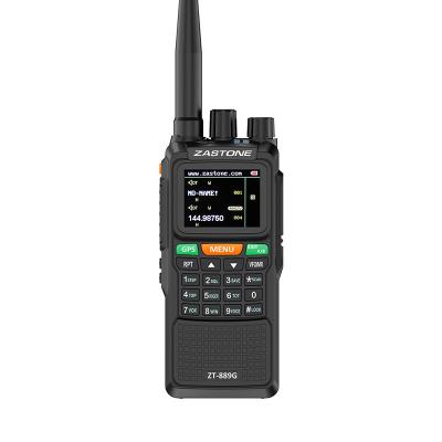 China ZASTONE 889G 10W Ham Radio Aviation Frequency AM 118-136MHZ Two Way Radio GPS Two Way Radio HF Transceiver 889G for sale